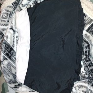 Black and white skirt